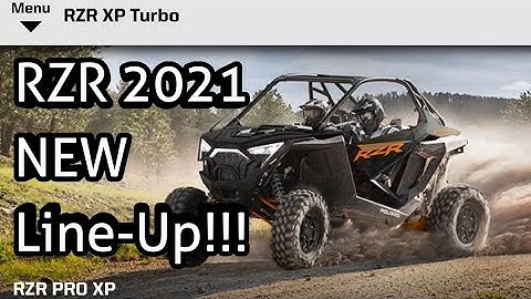 2021 Polaris RZR line up release!
