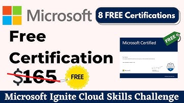 Microsoft Certification Exams are now FREE 🆓 | Microsoft Ignite Cloud Skills Challenge 2022