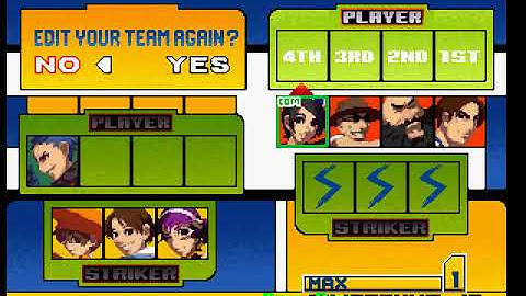 KOF 2001 - Team 1/2 Athena K9999 Kensou Bao