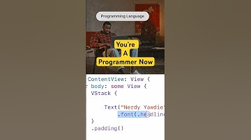 You’re a Programmer Now #swiftdev #swiftui #xcode #iosdeveloper #ios #learnswiftui