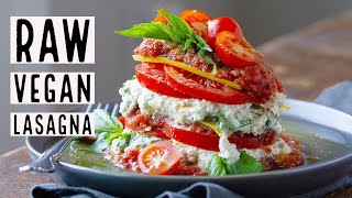 Raw Vegan Lasagna // EASY RAW VEGAN RECIPE - YouTube