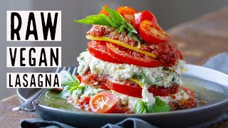 Raw Vegan Lasagna  // EASY RAW VEGAN RECIPE