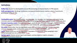 Lecture 12: Solid Waste Management Rules 2016 #CH28SP #swayamprabha