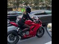 в платье на мотоцикле Ducati panigale #мотоТаня