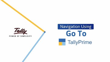 How to Navigate Using Go To in TallyPrime | TallyHelp