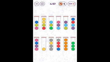 Bubble Sort Color Puzzle Game LEGEND PACK 4-51 to 4-70 Walkthrough Solution