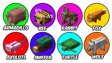 Every Breedable Mob In Minecraft Explained in 14 Minutes