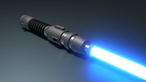 Jedi Guardian Lightsaber - Blender 3D model