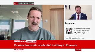 BBC News 4ε TV Russian drug hits building in România on CBBC and CBeebies