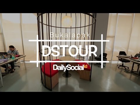 Menikmati Dekorasi Ala Pasar di Kantor Bukalapak | DStour #4