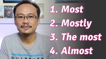 How to Use "Most", "Mostly", "The most" & "Almost" in Cambodian language.