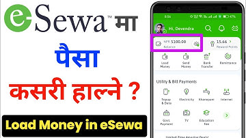 eSewa Ma Paisa Kasari Halne / How To Load Money in eSewa / eSewa Ma Money Load Kasari Garne ?