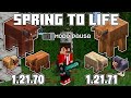 MODO PAUSA y VARIANTES de ANIMALES en Minecraft Bedrock 1.21.70 y 1.21.71 (actualización)