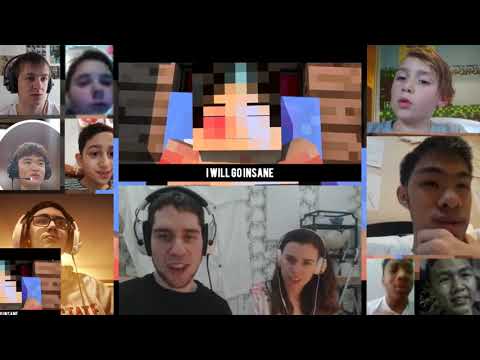 "Cold as Ice" - A Minecraft Original Music Video ♫ [REACTION MASH-UP]#699