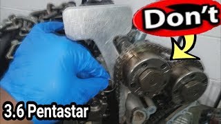 How to Replace a CAMSHAFT, CAM Phaser,  rocker arms, 3.6 Pentastar, Timing Chain TOOLS P219A P219B
