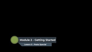 M2L5 - PasteSpecial
