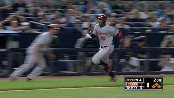 BAL@NYY: Hardy slaps RBI single to right field