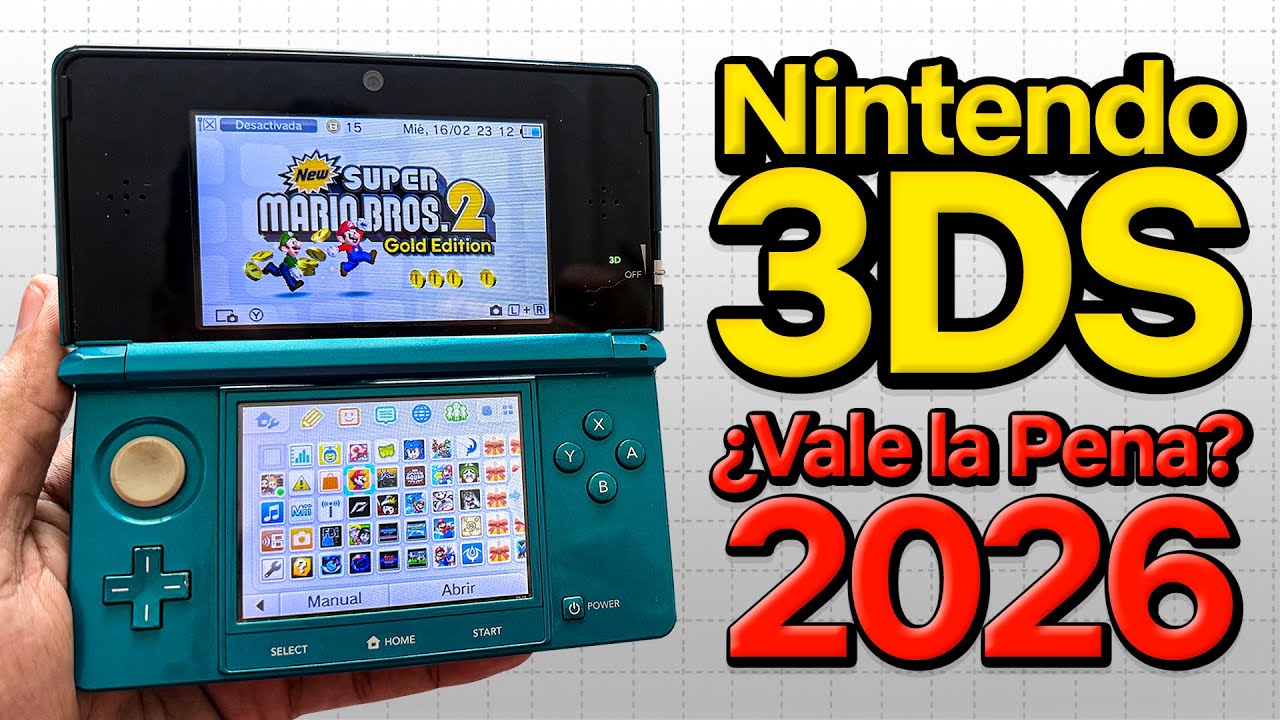 Probé la Nintendo 3DS en pleno 2026 y esto pasó!
