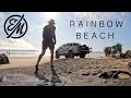Beach Camping in a Camper Trailer, BBQ on the beach | Rainbow Beach - Episode 18