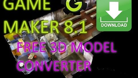 Convert obj to d3d for game maker!