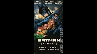 Opening To Batman Forever 1995 Vhs