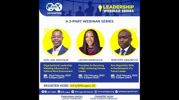 SPE Lagos Leadership Webinar Series
