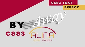 How to Create Awsome 3D Text Skew Rotate Effect by CSS3 - CSS3 Text Effect - [ Part - 4 ]