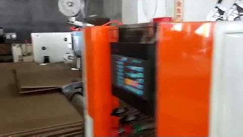 corrugated carton box stitcher double servo semi-auto corrugated carton box stitcher SBDG20