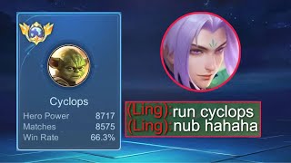 GLOBAL CYCLOPS INTENSE MATCH IN MYTHIC RANK S41🗿