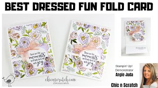 Best Dressed Fun Fold Card