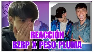 REACCION PESO PLUMA || BZRP music session #55 😎🧢