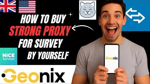 How to Buy a Strong Proxy for Surveys All by Yourself (Step-by-Step)