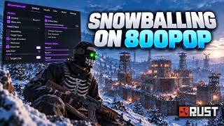 Full I Cheated on a Max Pop 800 Server & Snowballed in 10 Minutes (Rust Cheats 2026) Guide