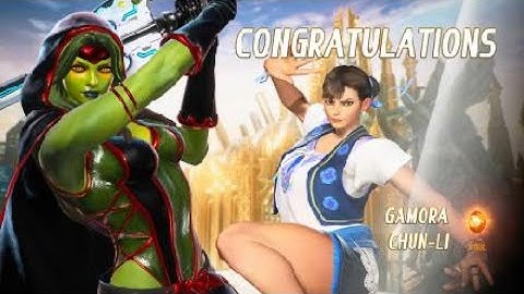 MARVEL VS. CAPCOM: INFINITE Arcade Mode - Gamora and Chun-Li