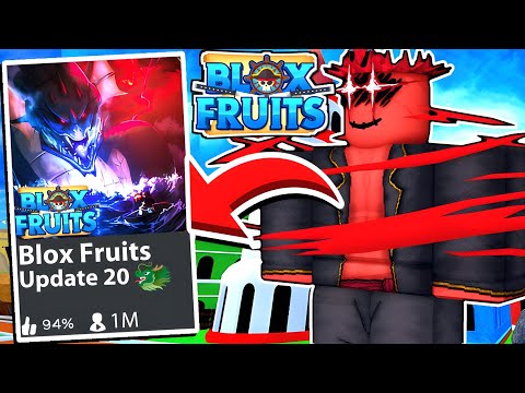 VAZOU! ESSAS VÃO SER AS NOVAS FRUTAS DA UPDATE 20 DO BLOX FRUITS!!! 