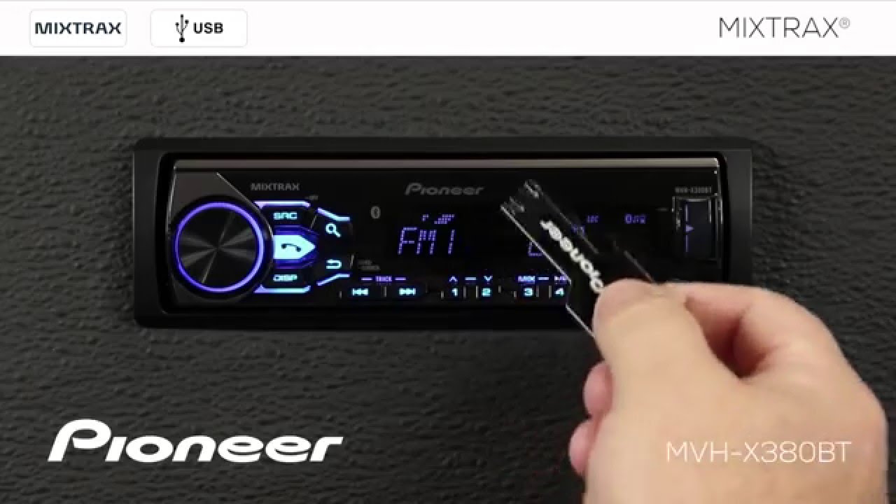 Играет магнитола песня. Pioneer MVH 380bt. Пионер MVH s620bt. Автомагнитола Pioneer GB MVH 7039a. Автомагнитола MVH-340dbt.