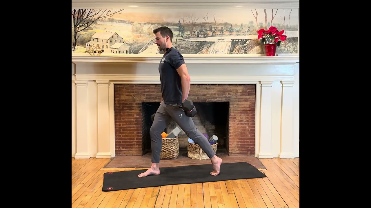 DB Split Squat (talking)