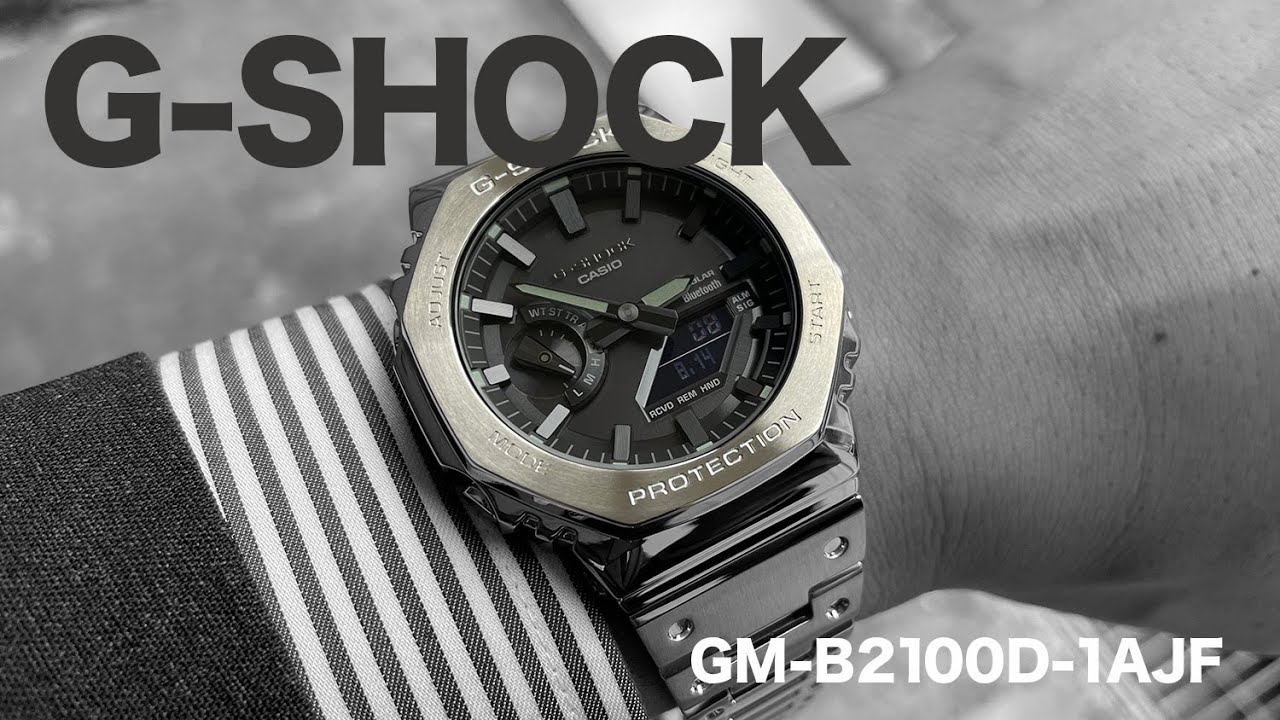 G-SHOCK GM-B2100D-1AJF【黒文字盤 クオーツ式腕時計 ソーラー