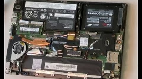 How to Replace the Solid State Drive on Lenovo x240 laptop