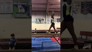 acro series- front toss to split jump