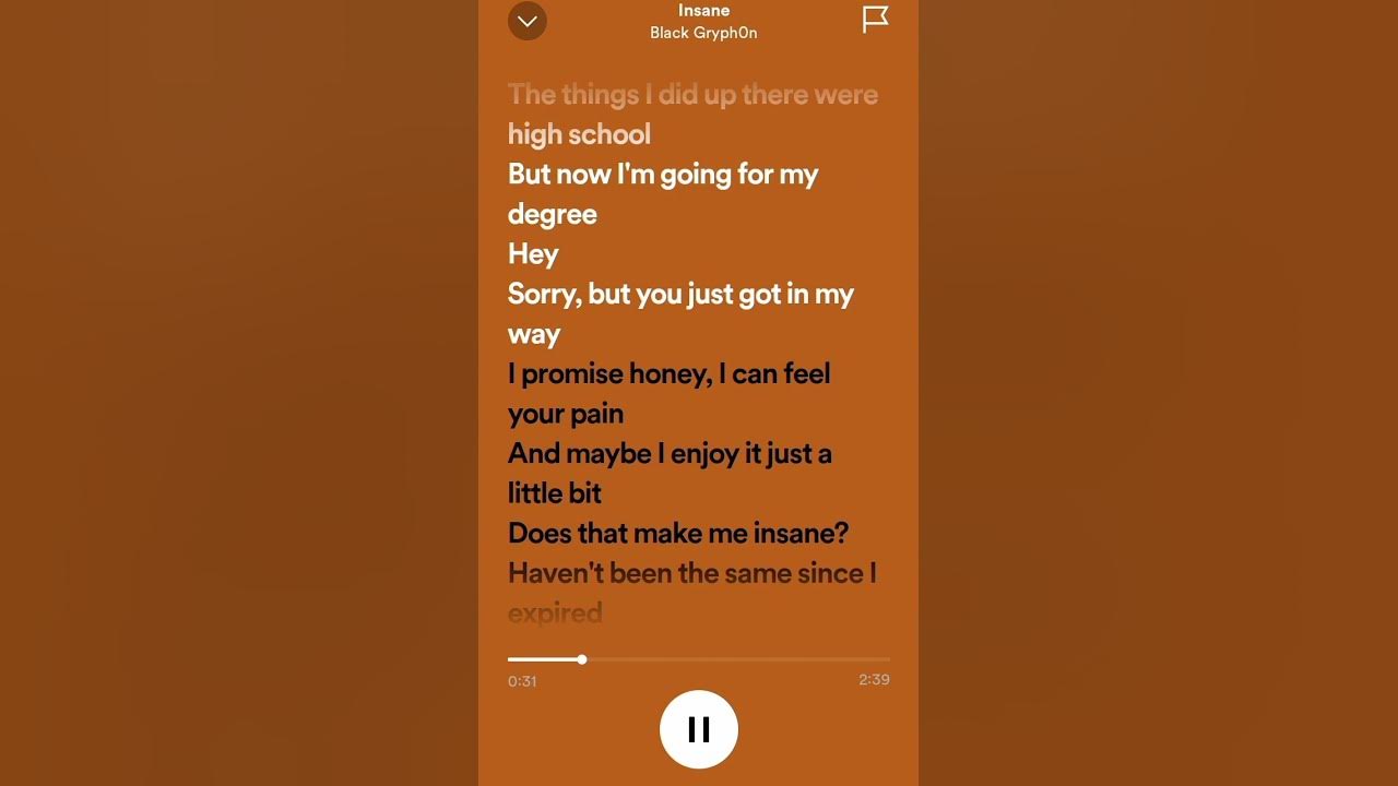 INSANE lyrics