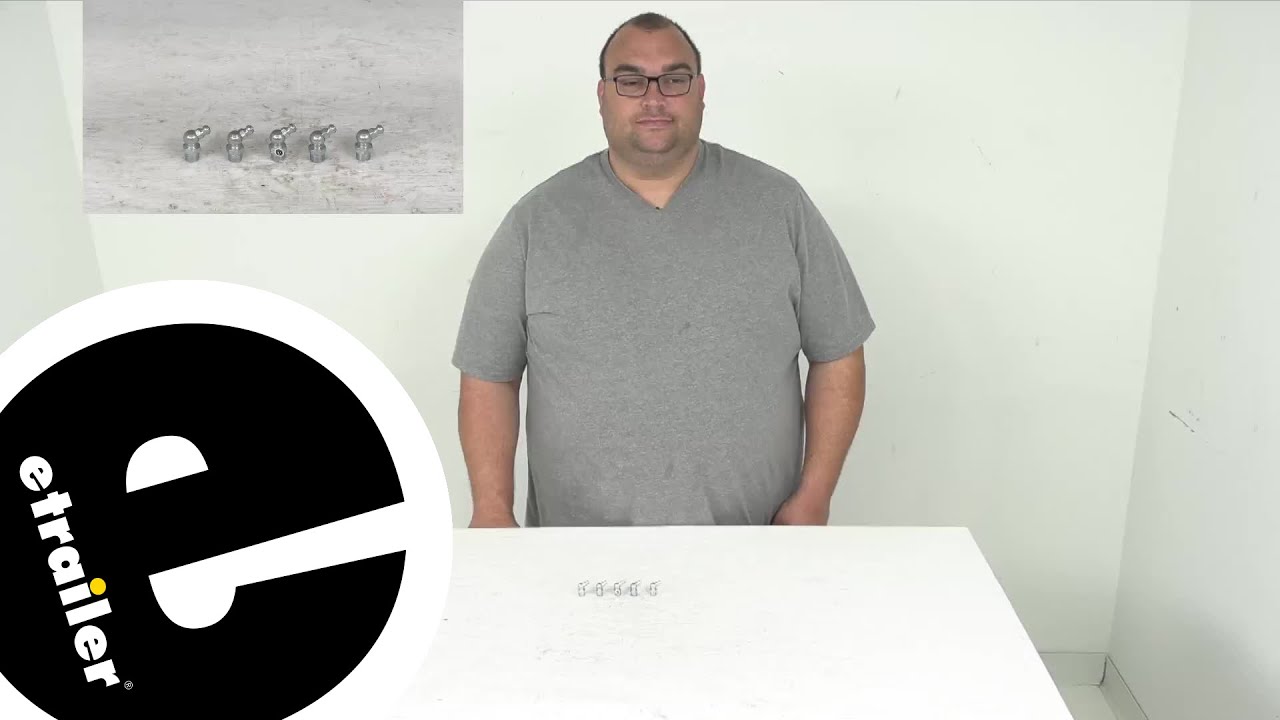 etrailer | Review of Kona Tools Lubricants Sealants Adhesives - 45 Degrees Grease Fittings - KT87FR