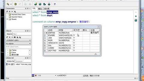 Java Web进阶-Oracle-38.给表添加注释
