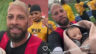 Blueface Dad Shares Photos He Has With Chrisean And Junior At Her Recent Football Game!