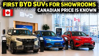 5 Affordable BYD SUVs in Canada! | First batch in showrooms, get your money ready!