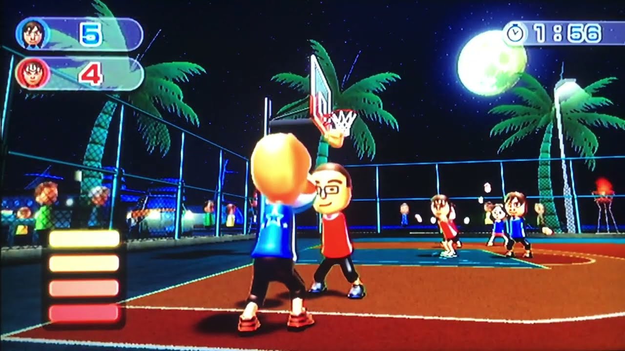 Wii Sports Resort Series: Basketball Pickup Game (Susaidasan vs. Susana)