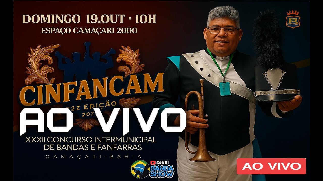 CINFANCAM AO VIVO - CAMPEONATO DE BANDAS E FANFARRAS DA LICBAMBA 2025