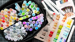 320 brush markers at a great price! Ohuhu marker review – The Frugal  Crafter Blog