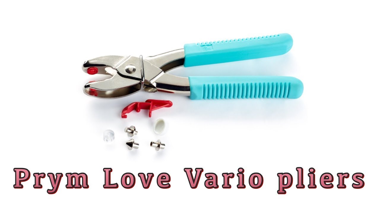 Tutorial : Using Prym Vario Pliers to Insert 'Love' Snaps, Jean