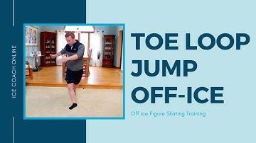 Off Ice Toe Loop! Learn Figure Skating Jumps on the Floor!